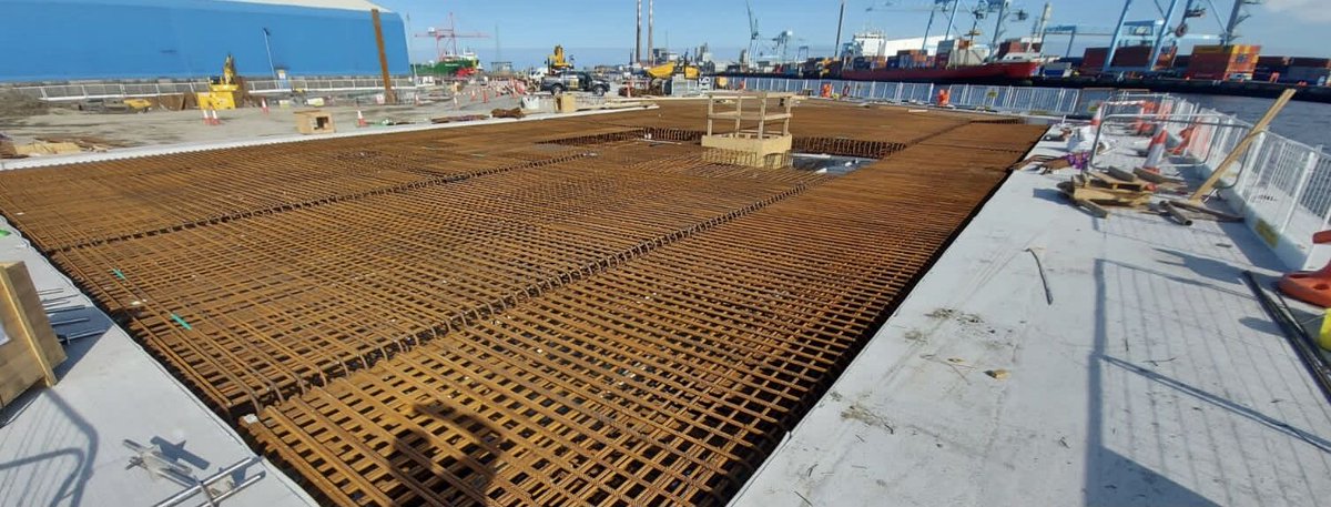 midland_steel's tweet photo. Great work by our FasterFix Modular Rebar team over the weekend ☀️
#team #rebar #BIM #offsiteconstruction #FasterFixModularRebar #60tonne https://t.co/VyGXp9kQMy
