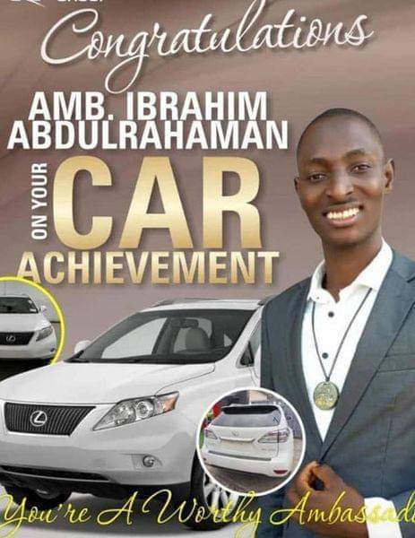 RiriCoach's tweet photo. "There is a Powerful Driving Force inside every human being that, once unleashed, can make any vision, dream, or desire a REALITY."
CONGRATULATIONS to our New Car Achiever, Mr. Ibrahim Abdulrahaman (GE/MC)
We  Celebrate Your Success!!! 🥳🥳🥳
#EDPLAN2.0
#SUCCESS
#ACHIEVEMENT https://t.co/syC3PCwpjb