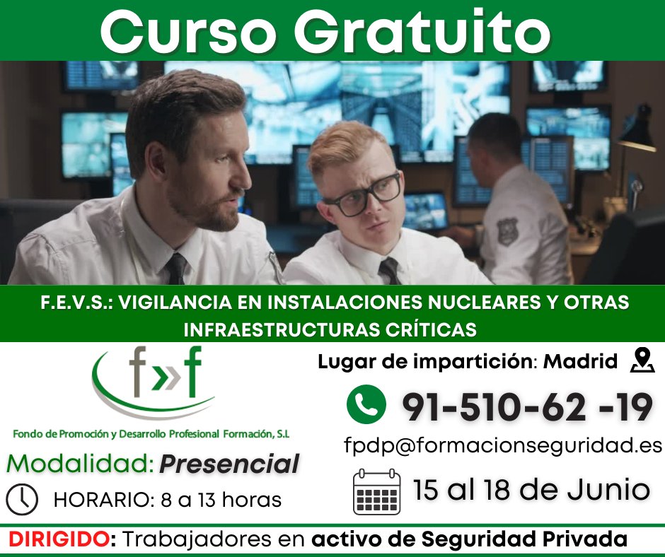 FondoFormacion1's tweet photo. Curso Gratuito🎓
Para mayor información 👇⠀⠀
📩 fpdp@formacionseguridad.es
📱 91-510-62-19
#cursosgratuitos #cursosgratis #virtual #formacion #trabajadores #autonomos #solicitaplaza #avanzar https://t.co/VPJH4boiKu