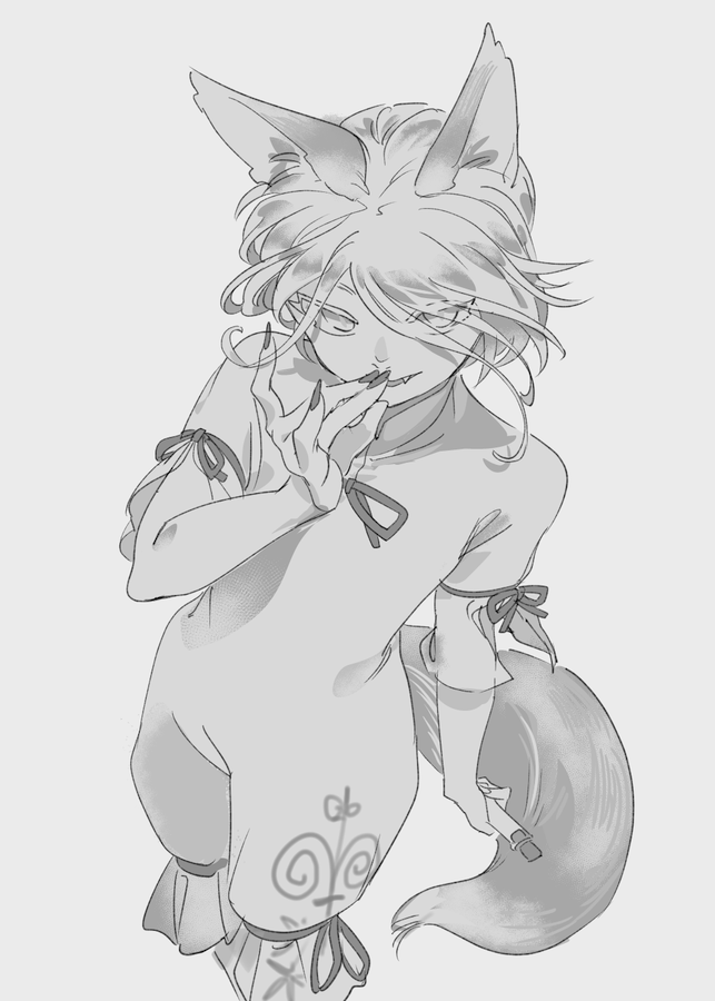 菅牧典 「#今月描いた絵を晒そう カード異変(?)の人ら&グレスケ楽しい期 」|茶丸九のイラスト