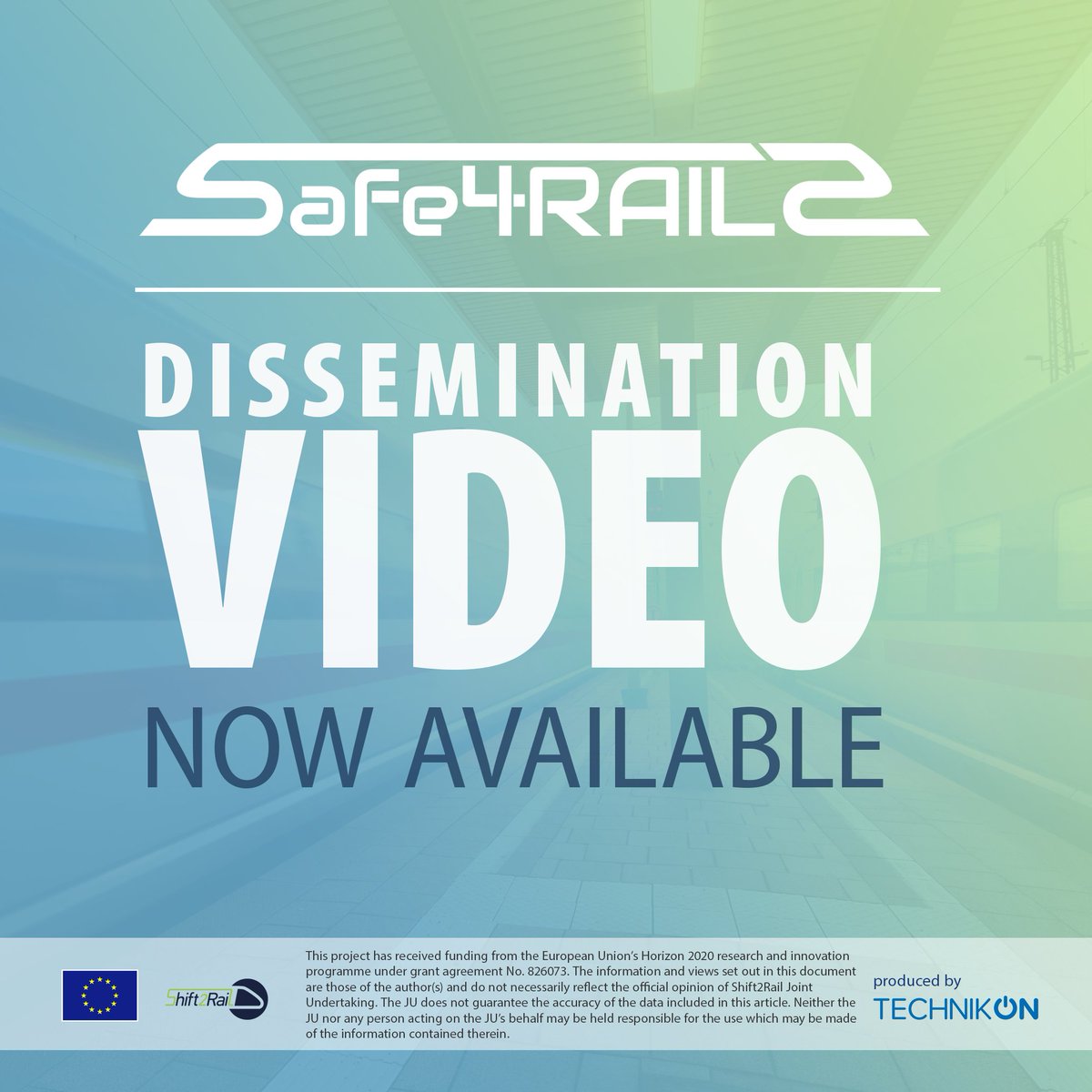 Available Now: This video shows the impact &amp; results from the Safe4RAIL-2 project which has examined ways of utilizing wireless, interoperable, on-board communication as well as universal integration of the Train Control and Monitoring System. See it here: safe4rail.eu
