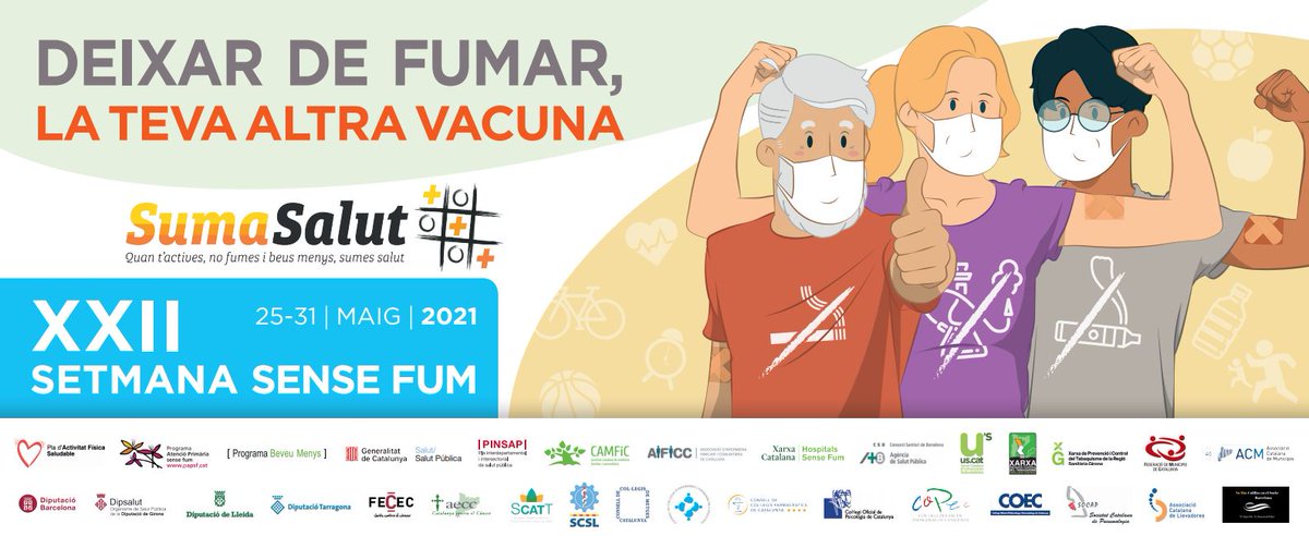 UniBarcelona's tweet photo. #UBSaludable | ⛔🚬 Avui celebrem el #DiaMundialSenseTabac. La #UniBarcelona s'ha adherit un any més a la Setmana sense Fum.
🎥 Descobriu en aquest vídeo els beneficis d'acabar amb aquest hàbit tan nociu
👉 https://t.co/ckh8tLz0tF
#sumasalut #ssfcat21 https://t.co/oCDSHjIjnr