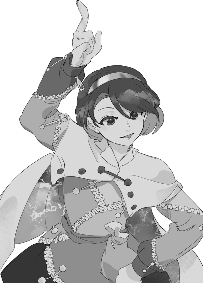 菅牧典 「#今月描いた絵を晒そう カード異変(?)の人ら&グレスケ楽しい期 」|茶丸九のイラスト
