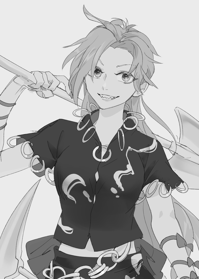 菅牧典 「#今月描いた絵を晒そう カード異変(?)の人ら&グレスケ楽しい期 」|茶丸九のイラスト