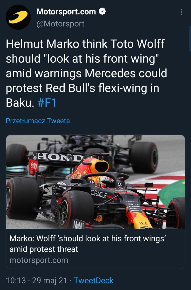 The_Pocisk's tweet photo. Przed nami wyścigowy tydzień w F1, który oprócz emocji na ulicznym torze w Baku, zdominuje gorący temat giętkich skrzydeł - zapowiada się bardzo ciekawa rozgrywka... 😎🍿
#FlexWeek #kanapaF1 https://t.co/wrjs6QVeoW