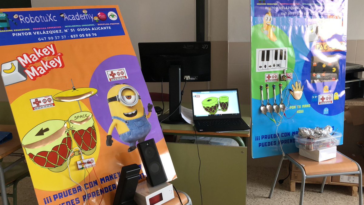 Experiencia alucinante con los alumnos de 3 y 4ESO de <a href="/ies_laslomas/">IES Las Lomas</a>  trabajando la electricidad con Makey-Makey y scratch además pudieron experimentar con la bola de plasma!!!! <a href="/Labs4Opps/">Labs4Opps</a>