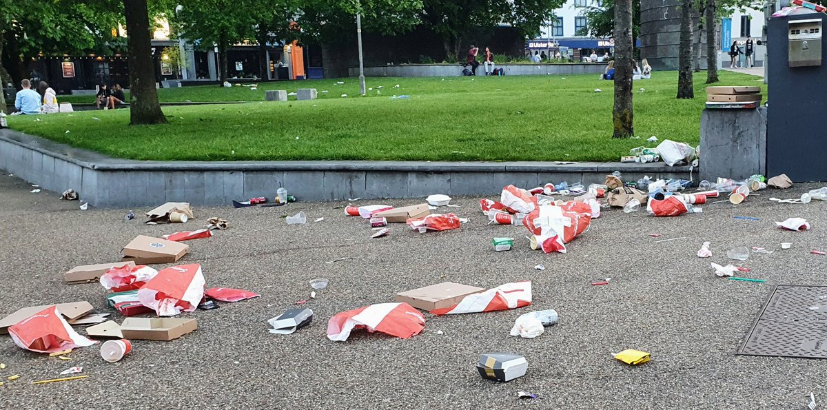 Hey <a href="/SupermacsIRE/">Supermac's</a> what are you doing about all the street litter you create?