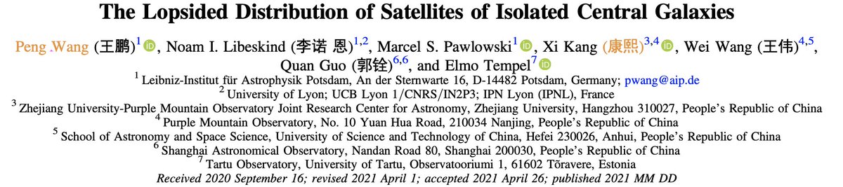 pengwang_astro's tweet photo. @dr_guangtou @RAS_Journals my Boss even asks me to give him a Chinese name🤣 @satellitegalaxy on his 1st time saw the draft which only Chinese authors with CJK characters. @8minutesold https://t.co/GnRcj8OFgA