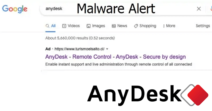 defmax_io's tweet photo. "Be aware of Anydesk pishing sites "
Security experts have uncovered a malvertising campaign (malware advertising) allowing users to download the weaponized AnyDesk installer via targeted Google ad searches for the keyword “Anydesk.”
#phishing #cybersecurity #malware #cyberattack https://t.co/6fIBs6wO1W