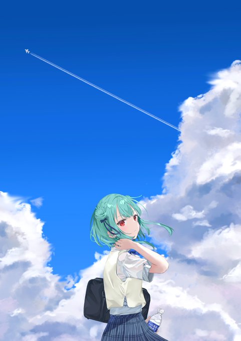 「鞄 飛行機雲」のTwitter画像/イラスト(新着)