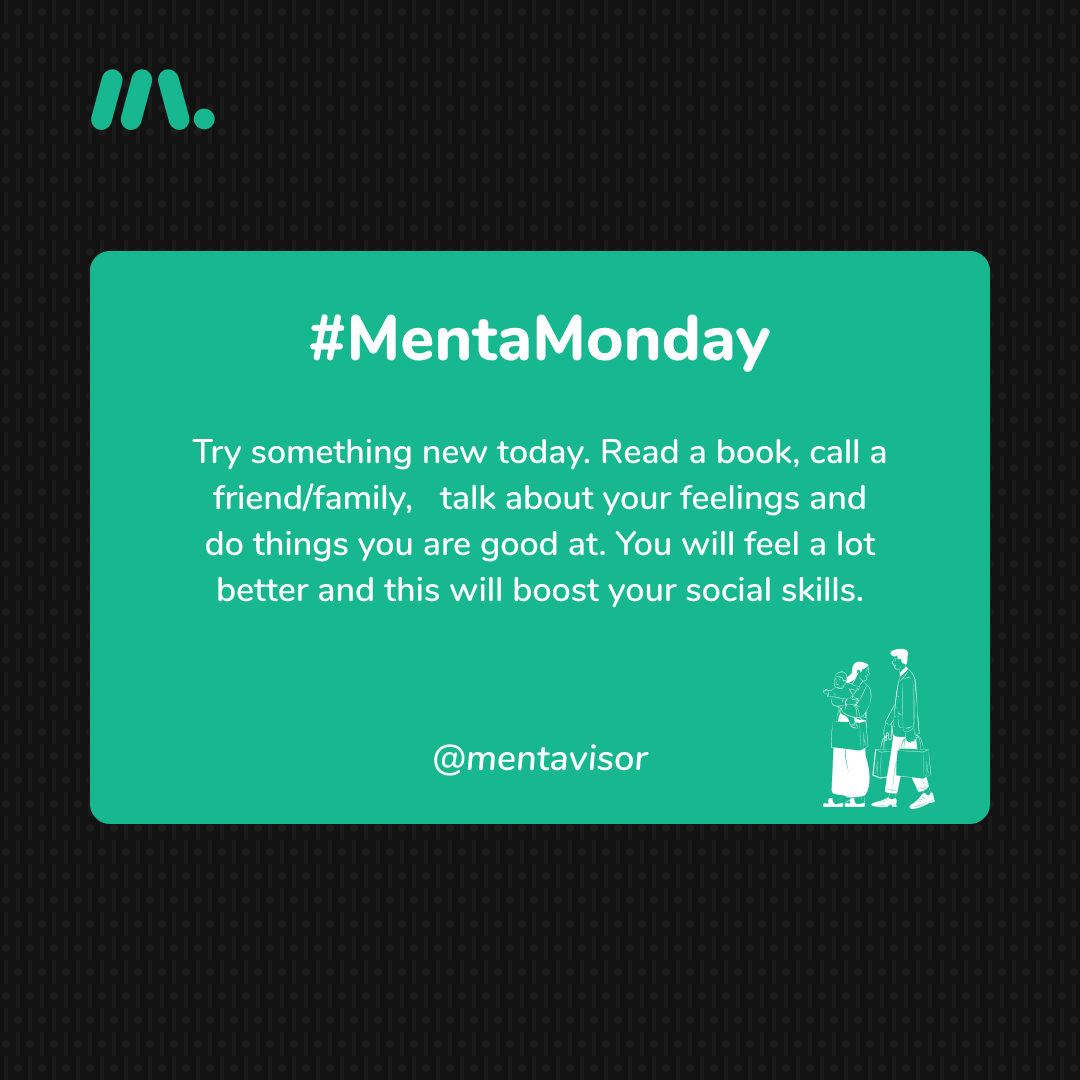 mentavisor's tweet photo. Try something new today💫
#MENTAMONDAY https://t.co/8y8ZghUYQK