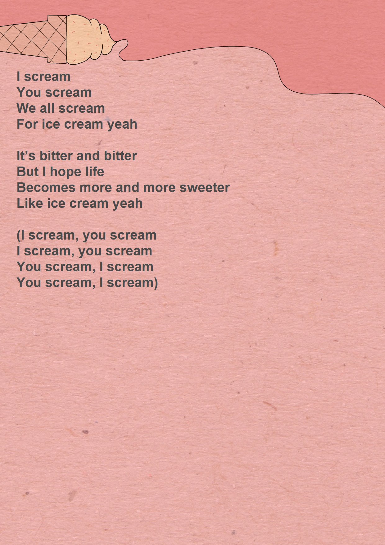 TXT Translations 🧊 on Twitter "TRACK 04 Ice Cream (Small Evil Deeds