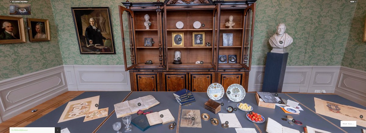 ubleiden's tweet photo. De Bilderdijkkamer in het Academiegebouw @UniLeiden en stukken uit de collectie #Bilderdijk @Letterkunde @ubleiden zijn nu digitaal te bezichtigen in de 360-graden-omgeving van #ThingsThatTalk! Bekijk de #Bilderdijkkamer hier: ➡️https://t.co/BizSln11i8 https://t.co/biksRM2nLE