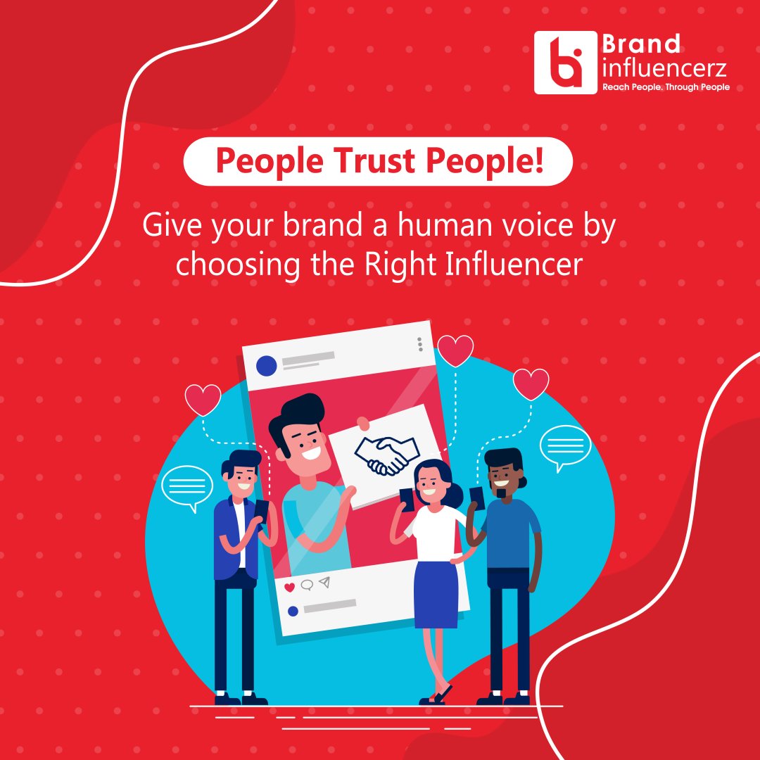 BInfluencerz's tweet photo. 49% of Consumers Depend on Influencer Recommendations.

With Influencer Marketing being a revolutionary step in humanizing a brand, it is essential for all businesses to adopt it.

BrandInfluencerz can help you give a human voice to your brand by choosing the right influencers. https://t.co/3mSKtauuPH