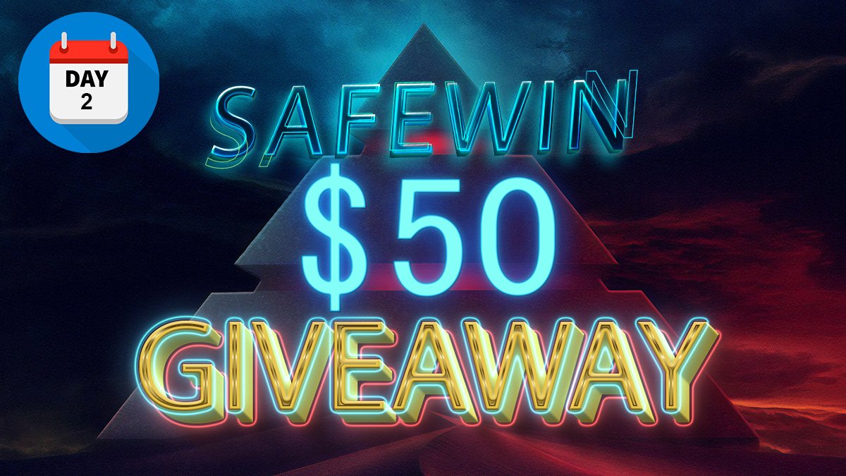 SafeWinDeFi's tweet photo. GIVEAWAY Day 2/7🥇

To win $50 of $SafeWin

✅ 1. Join our Reddit https://t.co/V0Y8iV7Uz7
✅ 2. Follow us, Like, Retweet &amp; tag a friend

By holding any amount of $SafeWin you will also automatically participate in our even bigger weekly giveaway🥳

#SafeWin #JoinTheRevolution https://t.co/Rlpzu6AKEa