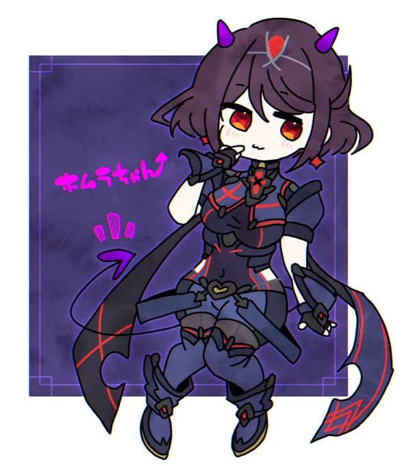 ホムラちゃんらくがき😈 