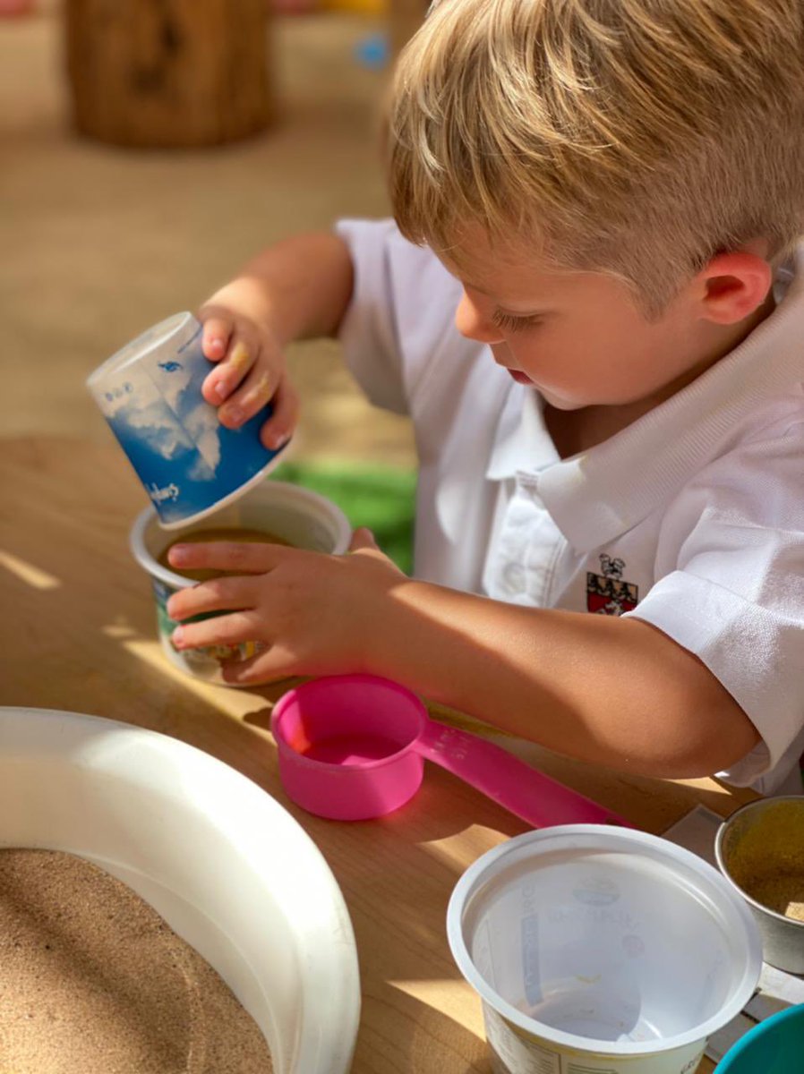 kcd_fs1's tweet photo. What flavour toppings would you like on your yogurt? We are pretending that sand is yogurt and we have found little items, such as magnetic letters to top them with. Welcome to Yogurtland! #roleplay #imagination https://t.co/KglPWK6FoD