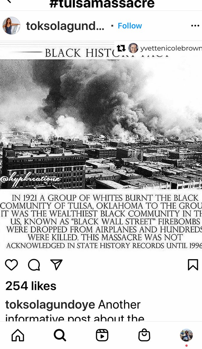 mydadsdiamond's tweet photo. Another Reason Why I HODL!!! #AMC #BlackWallStreet #MemorialDays #TulsaMassacre #100YearsAgo https://t.co/zfUPvaHJG9