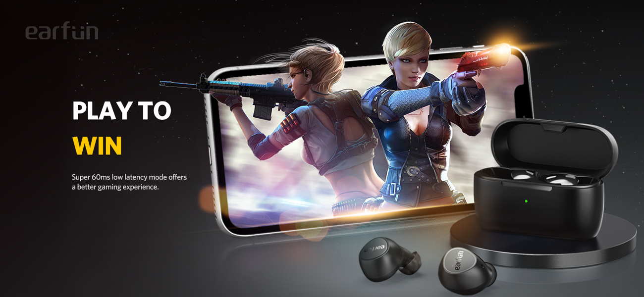 Earfun Official Low Latency Great Gaming Experience Enjoy Lag Free Gaming With The 60ms Ultra Low Latency Of The Earfunfree2 Get It With Limited Pre Sale 30 Off Now T Co Urnidponrr