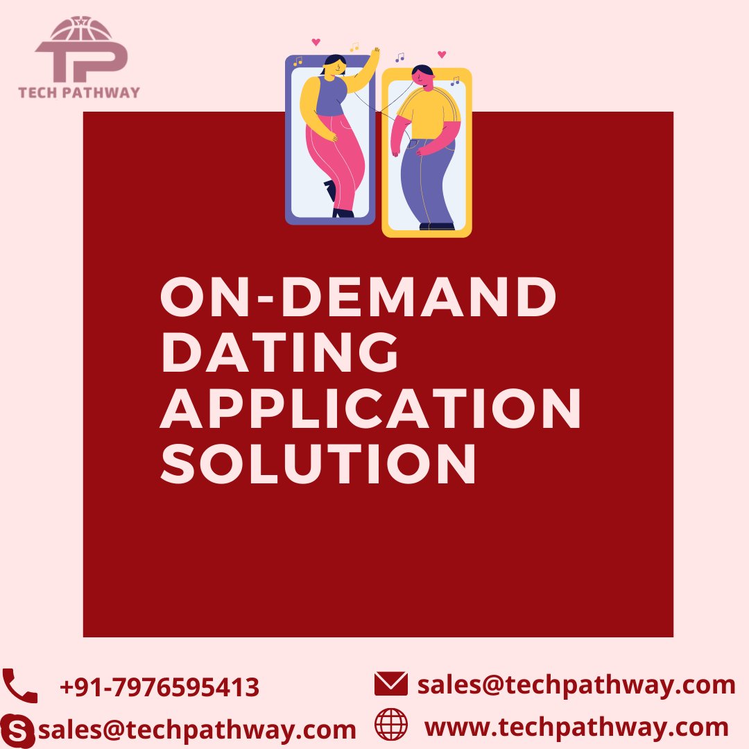 techpathwayit's tweet image. Today we are going to share with you A complete guide of an On-Demand Dating Application Solution
For more information visit the blog: blog.techpathway.com/on-demand-dati…
 #datingapplication #datingapplicationdesign #datingappliketinder #datingapplikenoother #applicationdevelopment