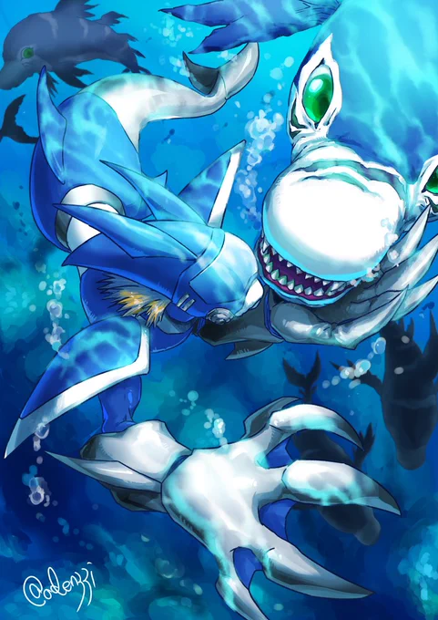 デジモンのお仕事したいですーーーーー!!!!!!!!!!!!!!!!!!!その1
#Digimon 
#デジモン 
#FANART 