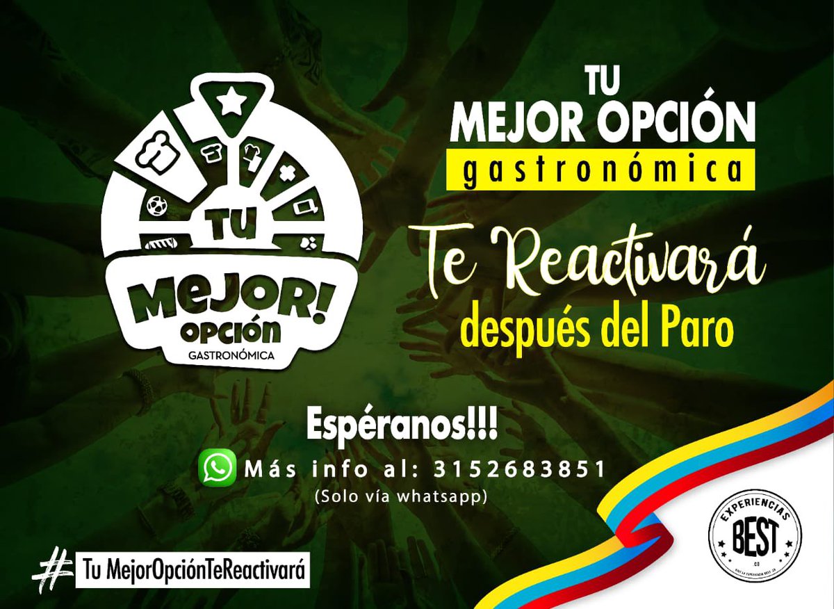 DFBProductor's tweet image. Despues del paro, #TuMejorOpcionTeReactivara