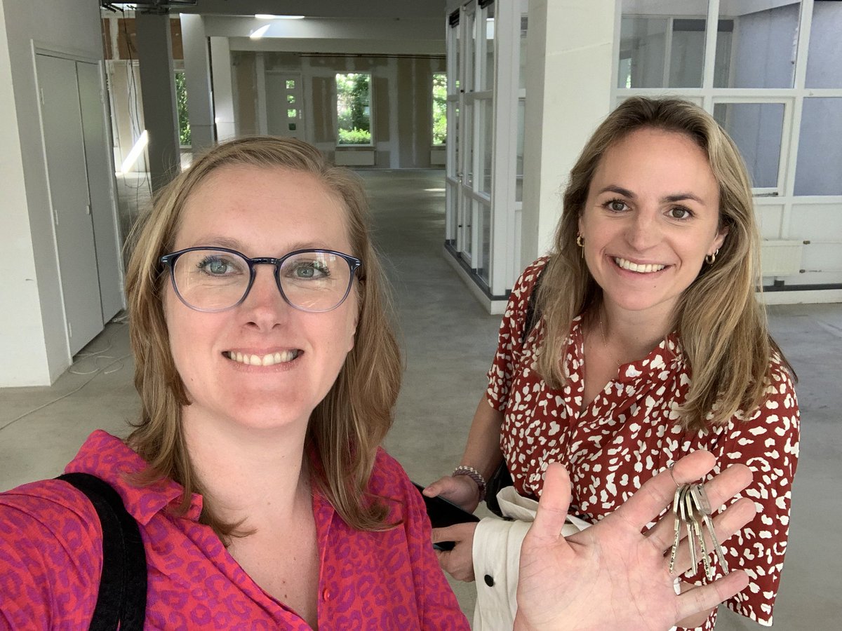 VeraKops's tweet photo. Yeah! Keys to our new office in Amsterdam. There is still some work to do but can’t wait to move in this summer #weareteamlewis #newoffice #amsterdam https://t.co/ZipIzmUsEY