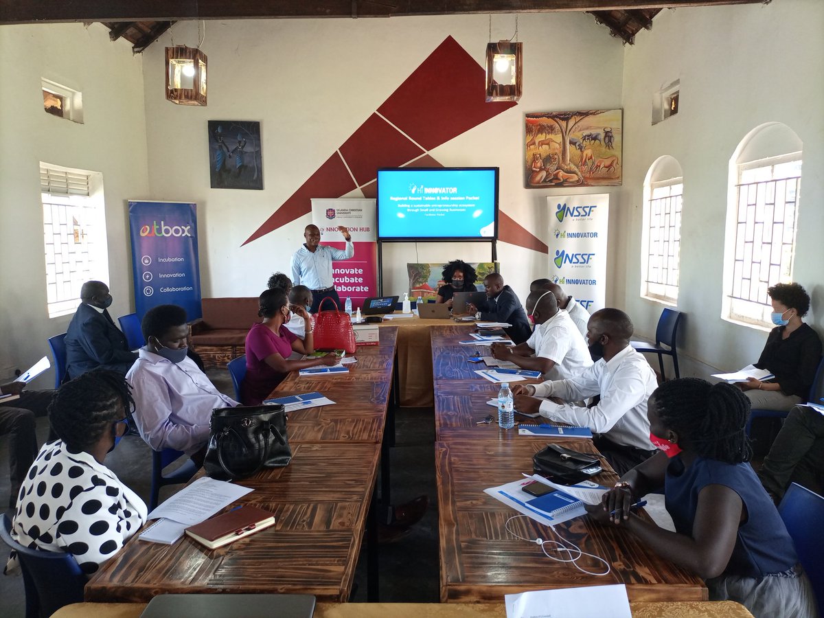HubUcu's tweet photo. #HiInnovator The @OutboxHub team is currently engaging with key stakeholders (local Government, business owners, youth representatives, refugee reps, PWDs) in @UCUMbale_  today under the #HiInnovator initiative. Goal: Approaches to support our young people better. https://t.co/vX30psEHdr