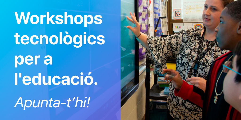 Workshops tecnològics per a l'educació!

Els propers dies 10 i 16 de juny!

Reserva la teva agenda 👇🔗

bit.ly/34xO9B0

#MonitorsInteractius #TechSeries #AppleEDU