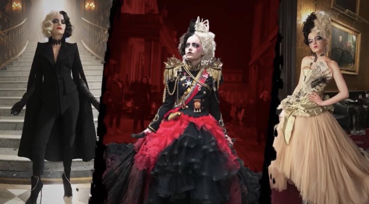 Dハロ仮装などに 実写クルエラ 赤ドレス コスプレ