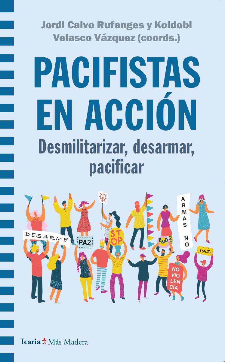 CentreDelas's tweet image. &quot;Som moltes, pacifistes, antimilitaristes i resistents a la guerra, educadores per la pau, professores, activistes pures i dures, líders d&apos;opinió en allò nostre, la pau. Però volem ser més&quot;.

Llibre col·laboratiu #PacifistasEnAccion amb @IcariaEditorial👉 
centredelas.org/publicacions/p…
