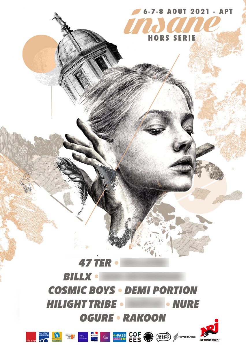 Les places pour Insane 2021 | Hors-Série sont disponibles en quantité limitée ⚠🎫

Line-Up : 47 Ter / Billx / Cosmic Boys / DEMI PORTION / HILIGHT TRIBE / OGURE / RAKOON &amp; More...

Rejoins-vite l'événement HORS-SÉRIE pour ne rien manquer 👀
🎟️ Tickets : insanefestival.com/tickets