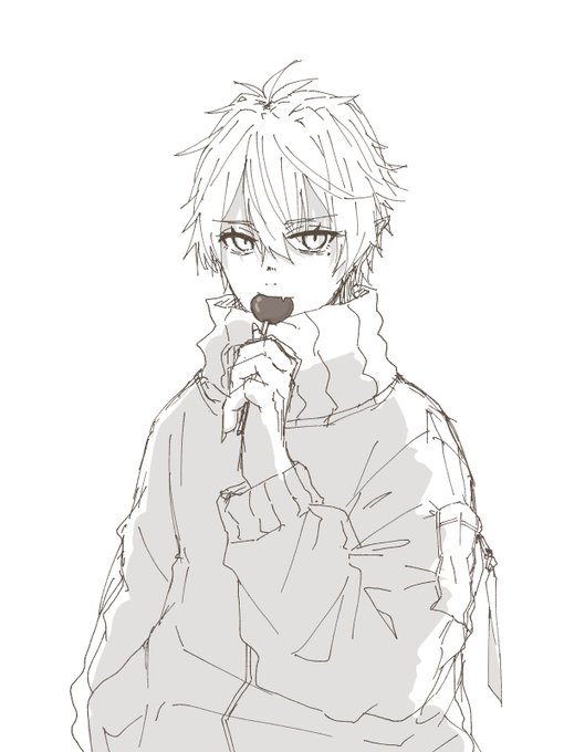 結構前のやつ。たまたま♡チョコ(のつもり)が似てて1人で勝手に嬉しくなってた 