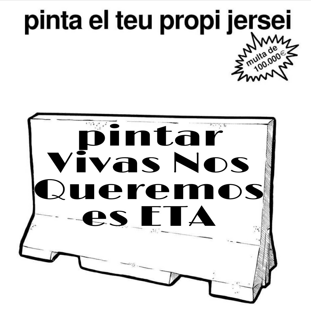 Venenoratas's tweet photo. Kuadrilla una mano con la campaña #LasDelJersei tenéis la imagen para descargar, imprimir y rellenar abajo. Piden 100.000€ en multas por unas pintadas la noche previa a la vaga feminista del 8M
Que la represión no nos parece solidaridad con las del jersei 🔥✊ https://t.co/RpnKQA16OR