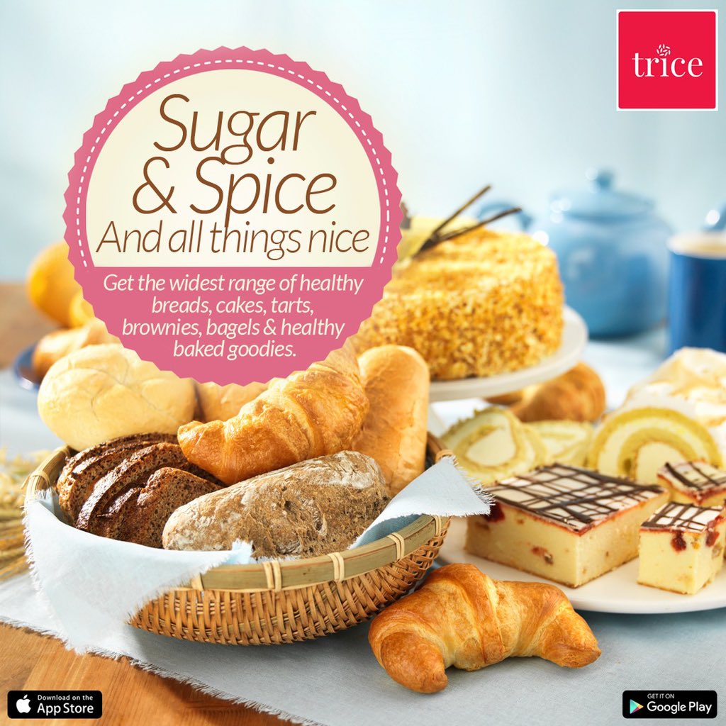 tricecommunity's tweet photo. Take your sweet quotient a notch higher. Order an assortment of healthy cakes and breads on Trice. 

Fresh, organic and whole wheat options for the conscious souls, garlic toasts, #cupcake #teacake pound cakes, #pita bread #kulchas #bagels #pizza base, #tarts, and much more. https://t.co/uswZdi2mS2