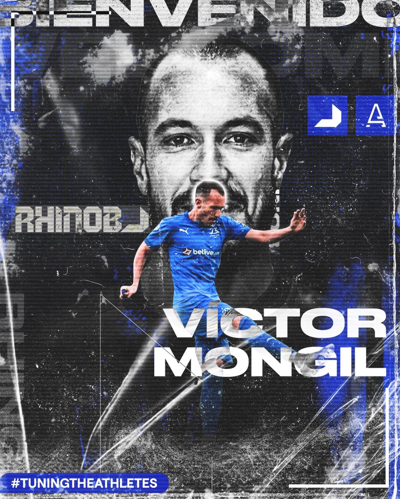rhinobofficial's tweet photo. Victor Mongil is the ⭐️of the day. @Victor4Mongil has anticipation, speed 🏎 and exquisite touch. He is the defense leader at Dinamo Tbilisi 🔵. Welcome to RHINOB!
#RHINOB #TUNINGTHEATHLETES #RHINOBSOCKS #RHINOBBASE #VICTORMONGIL #football #soccer #calcio #brandambassador https://t.co/VvPXULdfCf