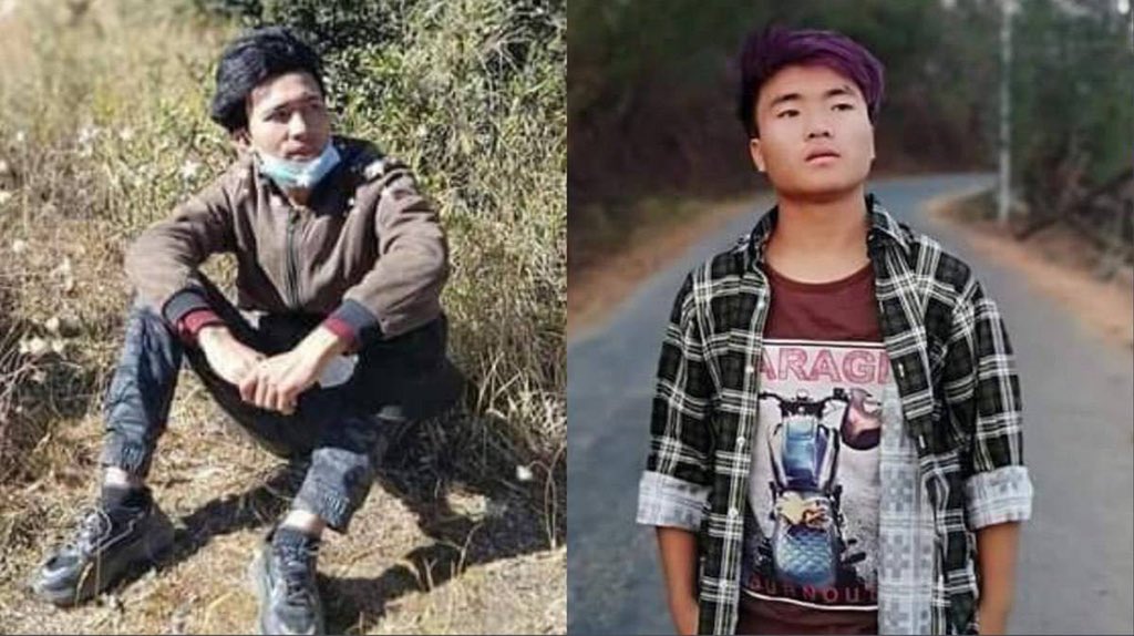 Terrorists abducted 2 young men, KoAungHone &amp; KoAungTunNaing on their way to #Kanpetlet to buy food due to food shortages in Chin's Kanpetlet.
#May31Coup
#WhatsHappeningInMyanmar
