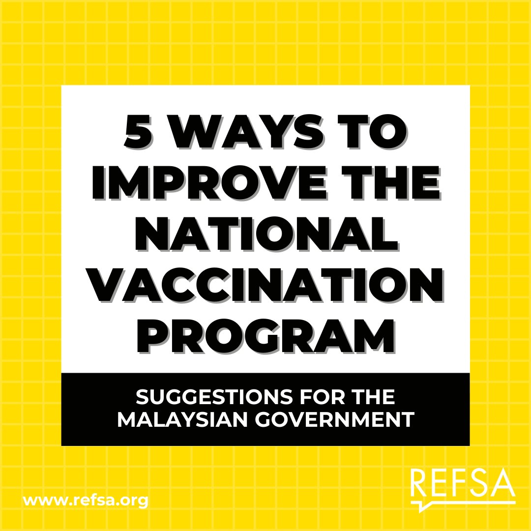 inforefsa's tweet photo. #REFSASays
Do you know, only 67% of Malaysians are willing to take #COVID19 vaccine? Catch REFSA Comms Director, @iskandarfareez on @501Awani as he shared how the government should boost confidence in the National Vaccination Programme. Share your thoughts with us!π https://t.co/PVbAxBbSi6