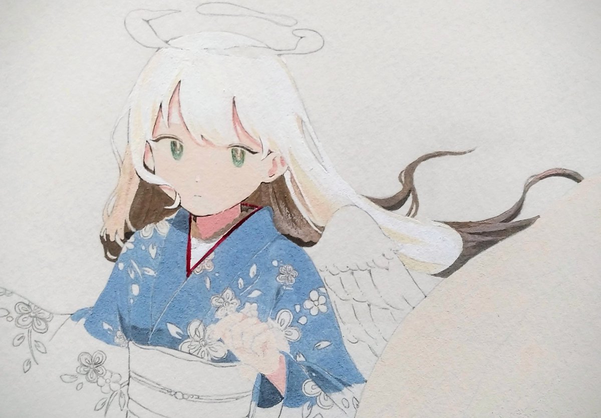 「アクリルガッシュ🎨 」|てとら うう🐑ﾄﾞﾛｰｲﾝｸﾞﾓｰﾙ🐏のイラスト