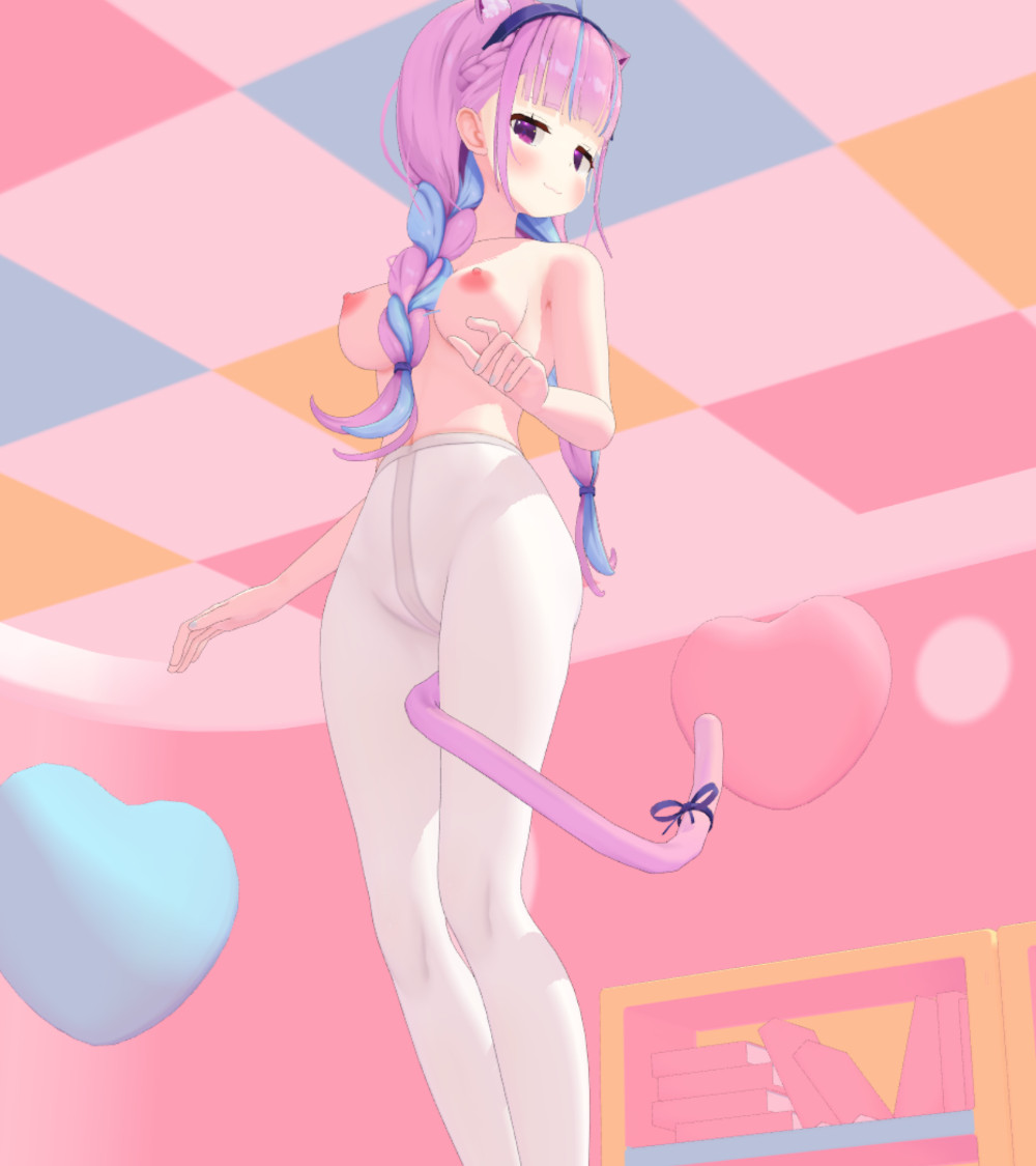 ・胸物理調整
・ウェイト修正
・白スト テクスチャ作成
・その他細かな整理等
衣装制作の前に細かな整理等して、白ストのテクスチャを描きました～😋
衣装を見た感じ下着はとりあえずいらなさそうなので
後回しにして服を作っていきます～🤗 