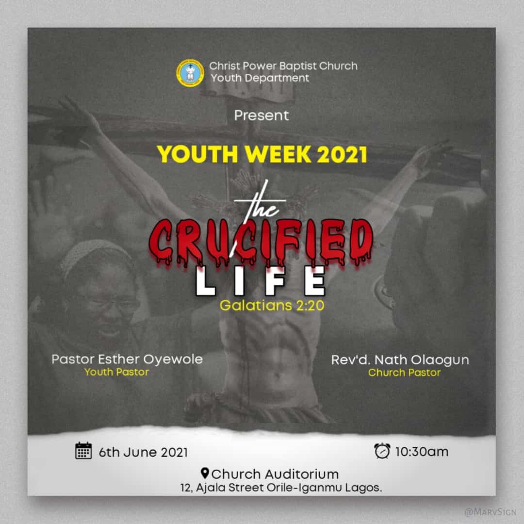christpowerbc's tweet photo. This is another opportunity to manifest the grace of God upon our lives in Spiritual and Leadership capacity.
We encourage all our Youths home and abroad to be part of this great blessings.
Do your bestπ€π½
#YOUTHWEEK2021 #ChristPower #ChristPowerBC #PossibilityYouth https://t.co/KlE2AtP8e7