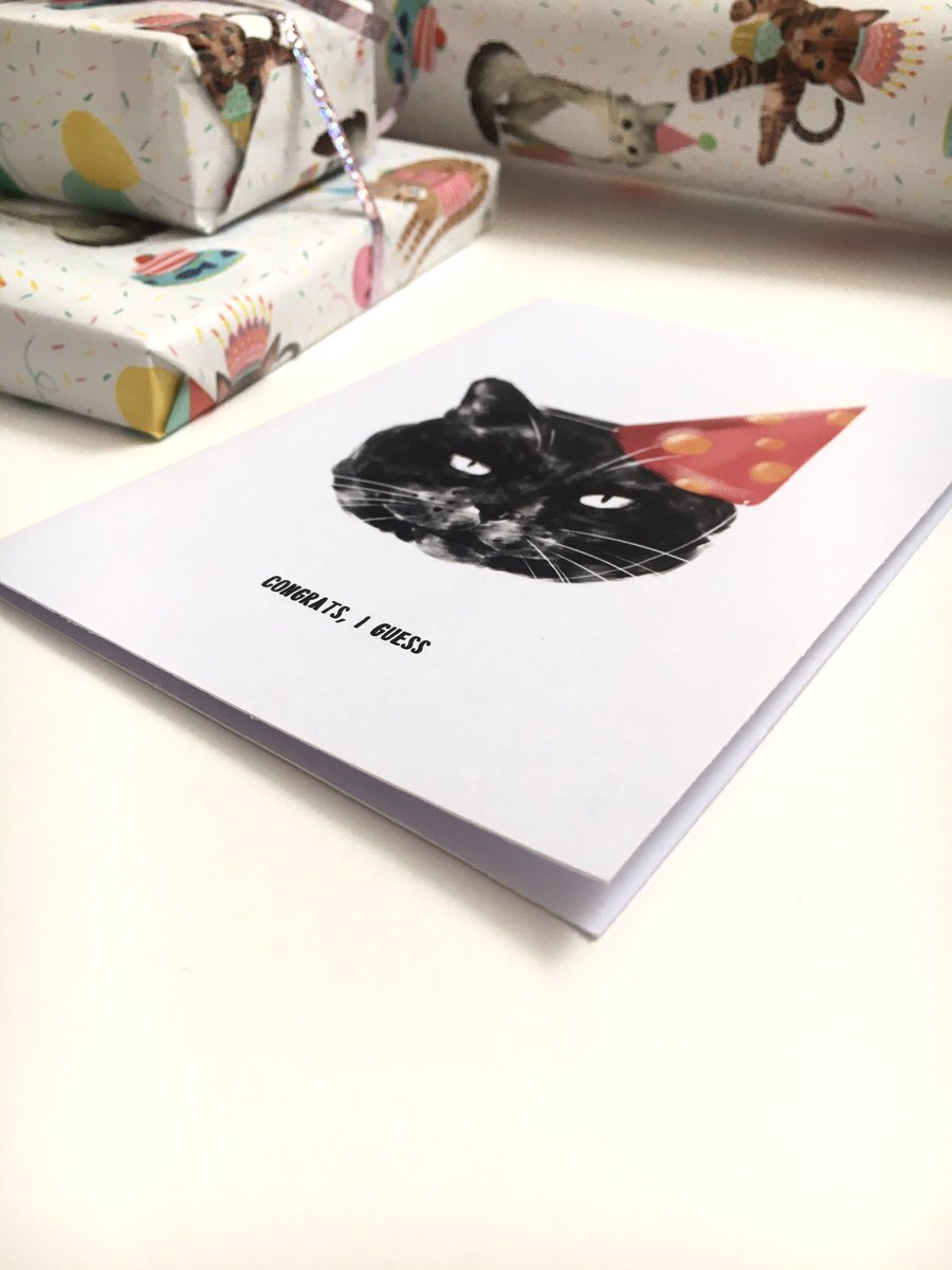 _AliCat5_'s tweet photo. If you need a birthday card, look no further. Hand-cut and cat infused 😻 link in bio! https://t.co/TW42kfvNdo