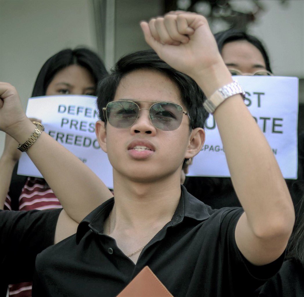 I am Joshua Maximo of @standupncpag @r4encpag and I stand with the UP Community to #DefendAcademicFreedom and #UpholdUPDNDAccord!