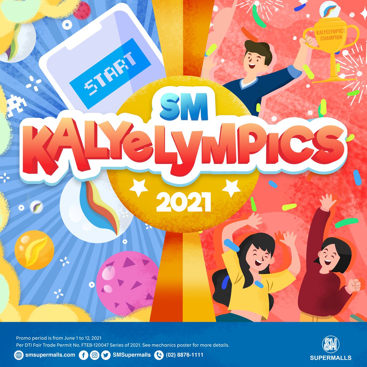 #SalutePinoyHeroesatSM and enjoy a classic Pinoy jolens game at SM Kalyelympics 2021! Just visit any participating SM malls, scan the QR code, and swipe to match at least three (3) jolens for a chance to win exciting prizes! Visit gosm.link/SMKalyelympics… for the full mechanics.