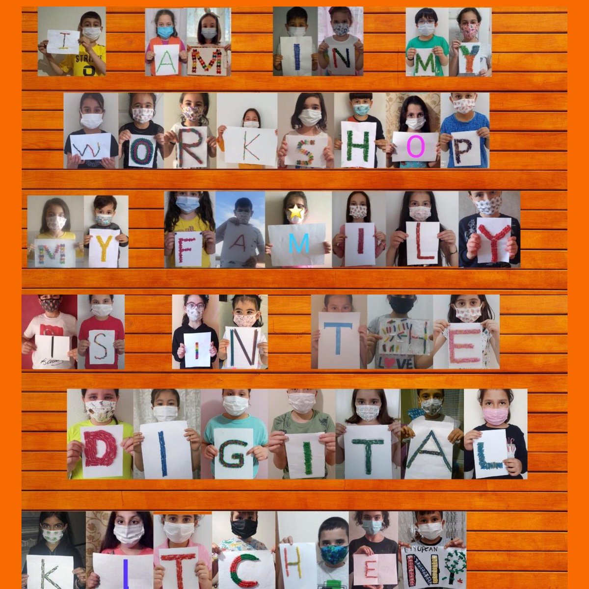 Çocuklae makarnaları boyadılar ve projemizin adını İngilizce yazdılar <a href="/Diyarbakirmem/">Diyarbakır İl Millî Eğitim Müdürlüğü</a> <a href="/cinarmem/">Çınar İlçe Milli Eğitim Müdürlüğü</a>
@yusufguzel0621 <a href="/Ataturkio/">Çınar Atatürk İlkokulu</a>  <a href="/yuzler_neseli/">Diyarbakır Neşeli Yüzler Anaokulu</a> <a href="/eTwinningdyrbkr/">eTwinning Diyarbakır</a> <a href="/AnamurMem/">Anamur İlçe Millî Eğitim Müdürlüğü</a>
<a href="/EskisehirMem/">Eskişehir İl Milli Eğitim Müdürlüğü</a> <a href="/tretwinning/">eTwinning Türkiye</a> <a href="/eTwinningDestek/">eTwinning Projects Dissemination</a> <a href="/eTwinningTurkey/">eTwinning Türkiye</a>