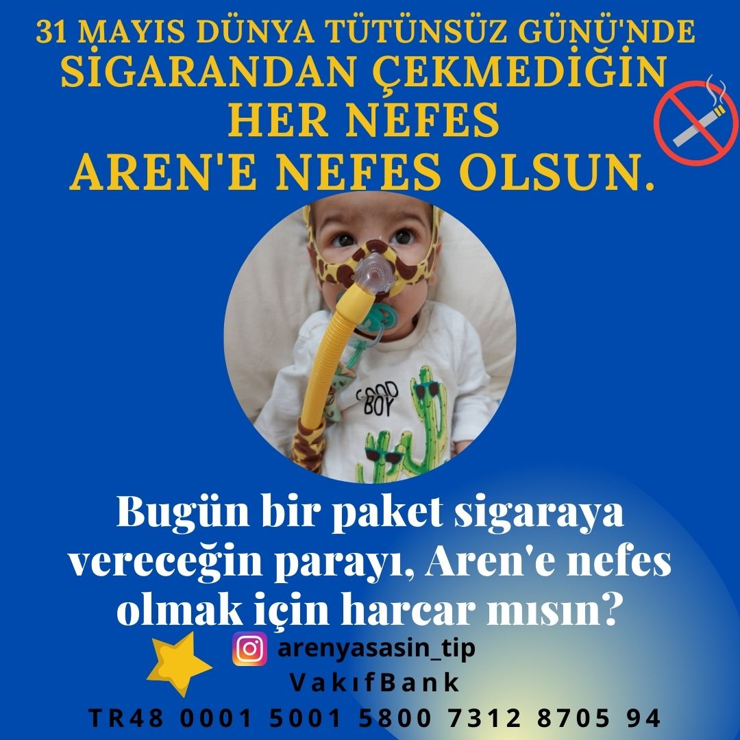 Aren'e ve kendinize #saglik hediye etmek bu kadar kolay 😊 #sma #SMADeğilArenKazanacak #31Mayıs #31MayısDuenyaTuetuensuezGuenue #duenyatuetuensuezguenue #DuenyaTuetueneHayırGuenue #yagmur #1Hazirandanitibaren #GezideSoeylemistik