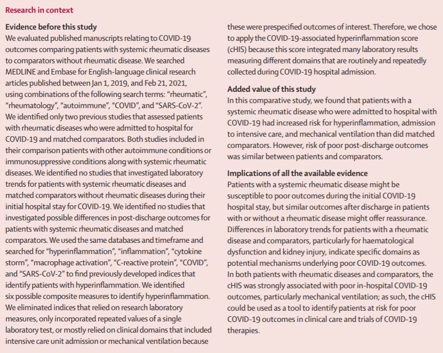 The Lancet Rheumatology on Twitter "NEW RESEARCH—Patients with