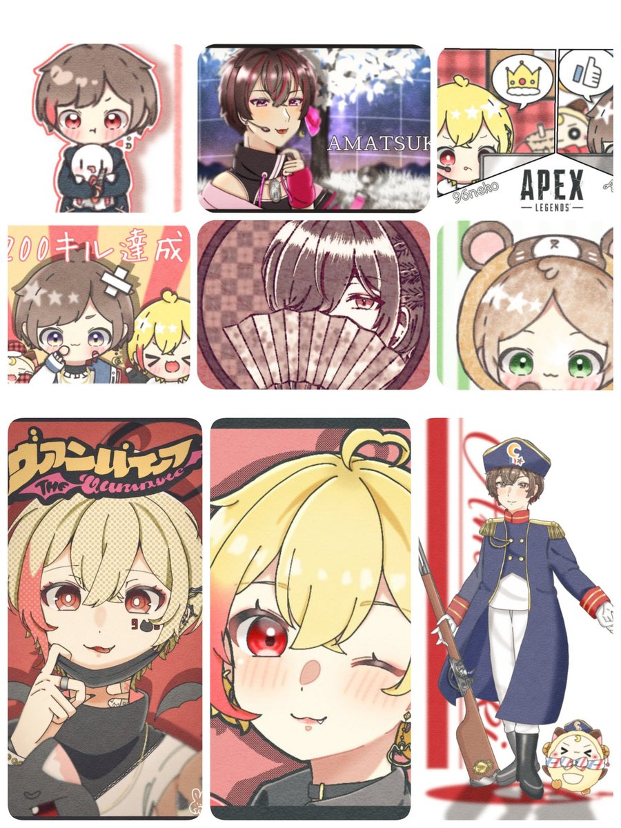 #今月描いた絵を晒そう

(^ω^) 