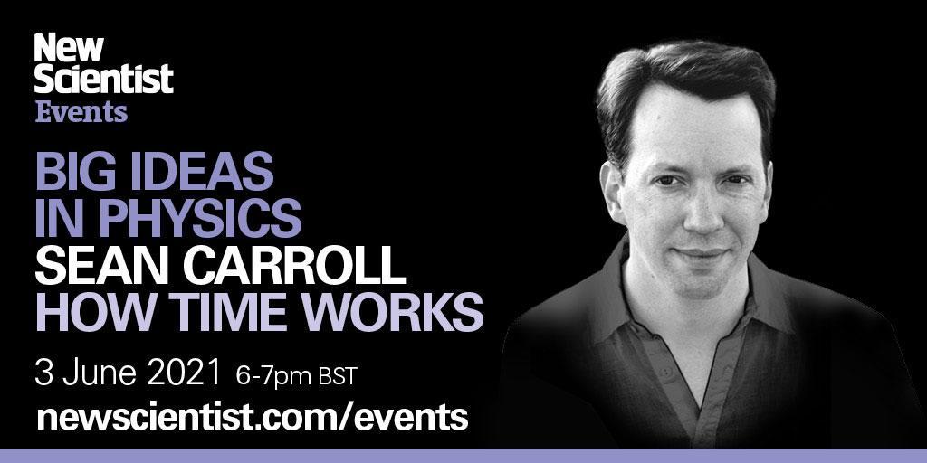 newscievents's tweet photo. “Time” is the most-used noun in the English language, yet some physicists don’t even believe that time is real. Sean Carroll will argue that although time is real, some aspects of remain mysterious #howtimeworks 
Tickets here: https://t.co/dKx9gyFMjK https://t.co/LOq7cPUC9Q