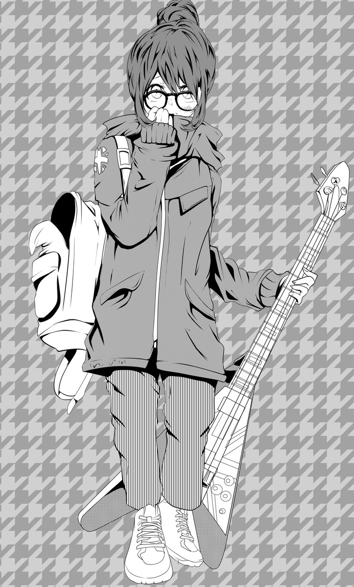 rkgk
不安気フライングV🎸 